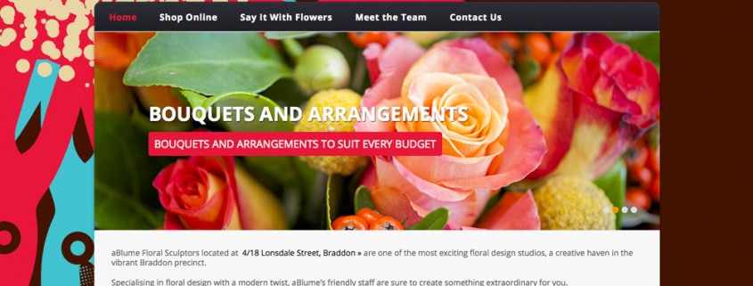 Ablume Floral Sculptors Website